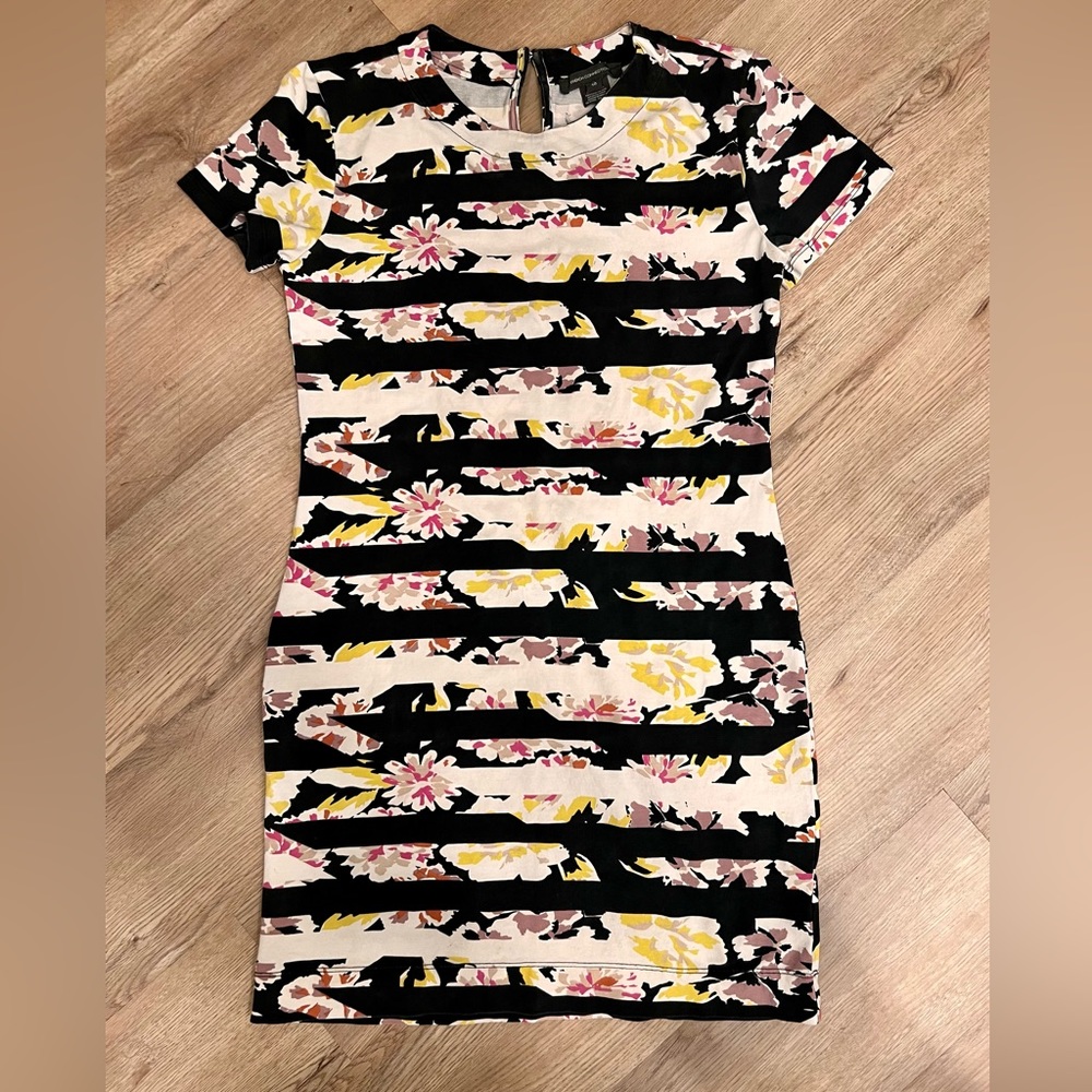 French connection floral dress size 10
